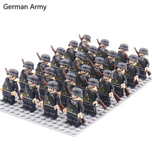 24pcs/Lot WW2 Military Soldiers Building Blocks Weapons Action Figures T... - £28.70 GBP