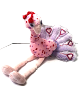 GANZ Fresh Feathers LOVE PEACOCK 16&quot; Plush Bird Figure - $13.58 CAD