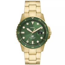 Fossil Men&#39;s Blue Dive Green Dial Watch - FS5950 - £88.96 GBP