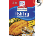 4x Boxes McCormick GoldenDipt Fish Fry Seafood Fry Mix | 10oz | No MSG - $33.99