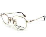 Mikli Eyeglasses Frames 6704 COL 0400 Gold Round Full Wire Rim 48-20-130 - £59.06 GBP