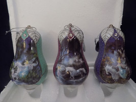 3 Bradford Editions Fairyland Mimi Jobe Ornaments Imagine / BELIEVE/ Dream - Coa - £15.69 GBP
