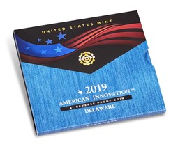 American Innovation 2019 $1 Reverse Proof Coin - Delaware - £6.39 GBP