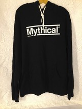 Mythical Black Extra Large Pull Over Hoodie Jacket Men&#39;s Women&#39;s Unisex XL - £37.99 GBP