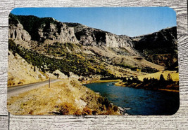 Postcard Wind River Canyon Wyoming  - £2.55 GBP
