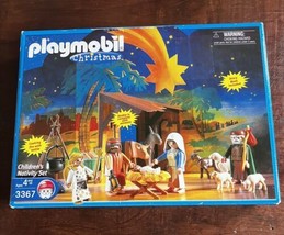 Vintage Playmobil Christmas Childrens Nativity Set 3367 Complete w/ Box - £21.33 GBP