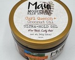 Maui Moisture Hair Styling Curl Quench + Coconut Oil Ultra Hold Gel 12 o... - $29.99