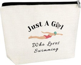 Swim Team Gift Swimming Makeup Bag Gift for Swimmer Women Swimming Coach... - £19.36 GBP