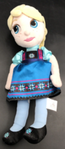 Princess Elsa Frozen Disney Store Plush Animators Collection Doll 12&quot; Tall - £7.55 GBP