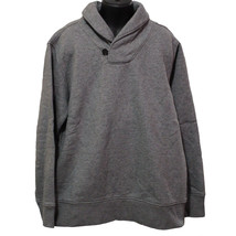 Lands End Uniform Boys Size M (10/12) Shawl Collar Sweatshirt, Pewter He... - $17.99