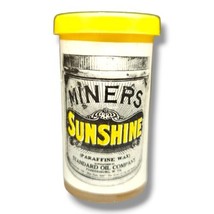 Standard Oil Company Miner&#39;s Sunshine Paraffine Wax Vintage Plastic Bottle  - $34.99