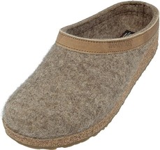 HAFLINGER GZL Grizzly Torben Torf Tan Beige Arch Support Slipper US 7  E... - £70.87 GBP