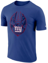 New York Giants Mens Nike Football Icon Dri-Fit Cotton T-Shirt - Large -... - £19.74 GBP