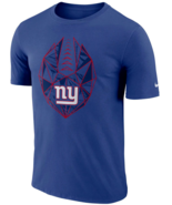 New York Giants Mens Nike Football Icon Dri-Fit Cotton T-Shirt - Large -... - £19.65 GBP