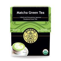 Buddha Teas 100% Organic Herbal Matcha Green Tea, 18 Tea Bags - £10.91 GBP