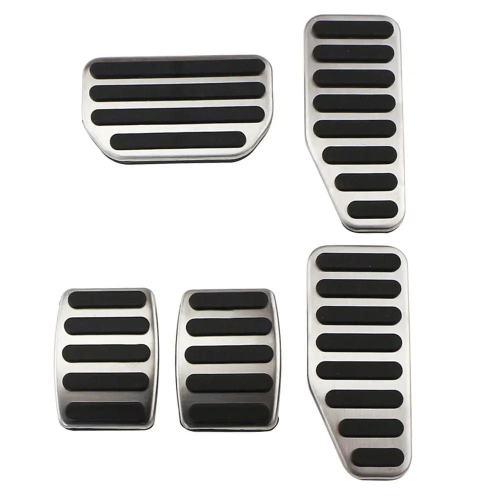 Stainless Steel Car Pedals Gas Brake Pedal Covers for Suzuki Swift Dzire... - £6.35 GBP