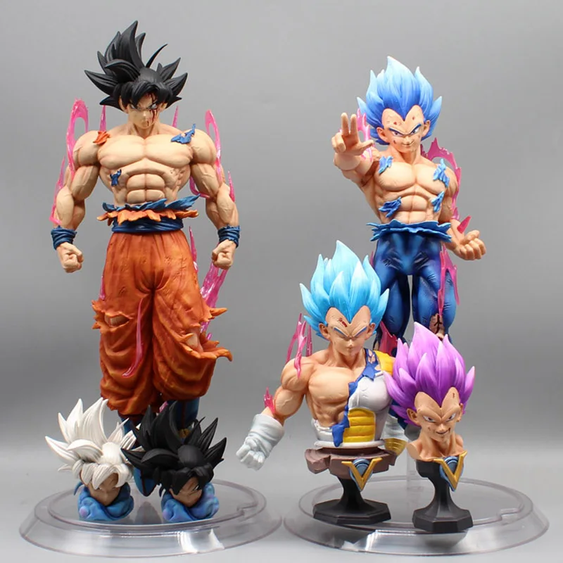 35cm Vegeta Dragon Ball Figures Goku Gods of Destruction Vegeta Migatte ... - £49.47 GBP+