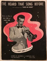 I&#39;ve Heard That Song Before 1942 Vintage Sheet Music Harry James Orchestra - £23.55 GBP