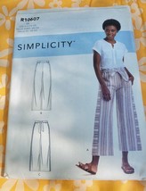 Simplicity Pattern  R10607 Misses Ankle Length Pull On Pants Sz 16-24 Un... - £5.08 GBP