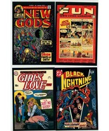 Vintage Art DC Comics 4 Post Card Lot New Fun #1 Fun Girls Love Black Li... - $244.84 MXN