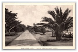 Palisades Park Santa Monica California CA UNP WB Postcard Z9 - £3.92 GBP