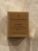 Elizabeth Arden Ceramide Lift and Firm Eye Cream Sunscreen SPF 15, Full Sz 0.5oz - £27.11 GBP