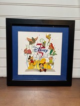 1998 DISNEY 8 Pin Framed Set  75 Years of Love Laughter  Limited 1118/7500 - £59.95 GBP