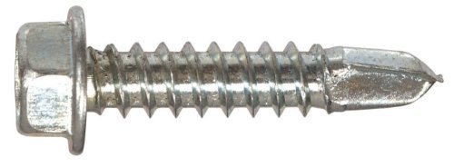 The Hillman Group 35153 Hex Washer Head Self-Drilling Screw 8 x 1 75-Pack - $12.26