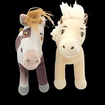 DreamWorks Spirit Horses 9&quot; Set of 2 RIDING FREE 2017  &amp; UNTAMED 2021 Plush Stuf - £11.18 GBP