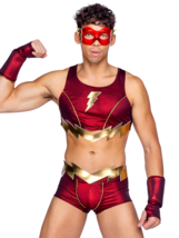 Roma Costume | Thunderbolt Hero Men&#39;s Cosplay Costume - £46.42 GBP