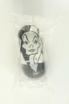 NEW Kelloggs Disney Wobbler CRUELLA DE VIL Black White #12 3&quot; Weeble Bean Toy - £10.44 GBP