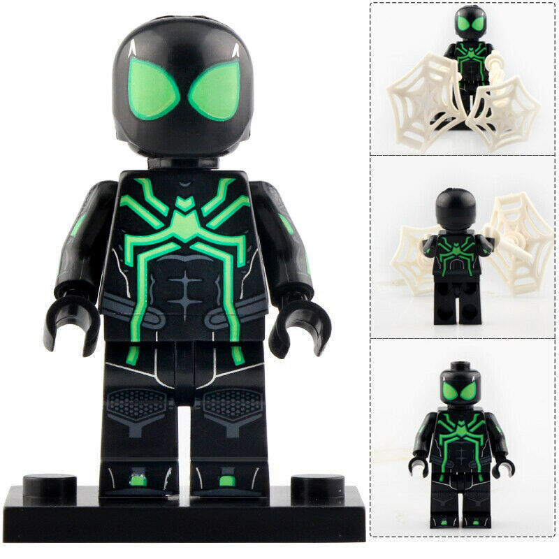 Spiderman Stealth Suit (Big Time) Spider Armor Marvel Minifigure Toy New - $2.90