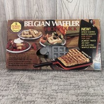 Nordic Ware Stove Top Belgian Waffler Non Electric Cast Aluminum w Origi... - $25.69