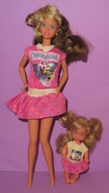 Barbie Heart Family Disneyland Disney Mom Daughter Baby 7555 1989 Mattel - £31.90 GBP