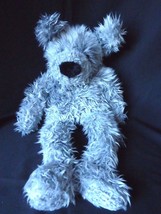 Ganz Dazzle Dog Plush Gray Furry Stuffed Long Legs Arms 1995 17" Vintage - £16.41 GBP