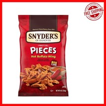 Crunchy Hot Buffalo Wing Pretzel Pieces - 8 Oz Bag of 6 - Ideal Game Day... - $668.81 MXN