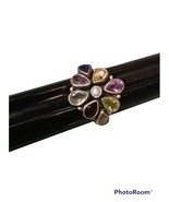 Sterling Silver 925 Insignia Ring size 6 Multi Color - $64.52