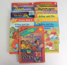 Lot Of 7 Children&#39;s Beginning Chapter Books Magic Schoolbus Arthur &amp; More - £10.14 GBP