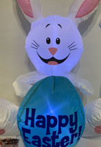 New 3 Foot Easter Bunny With Egg Airblown Inflatable - $27.66