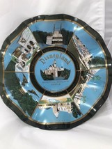 Disneyland Decorative 6 Park Plate Candy Dish Vintage Blue Black - €59,35 EUR
