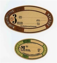 Norddeutscher Lloyd Bremen Stateroom and Hand Baggage Tags - $24.82