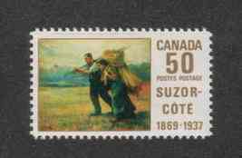 Canada  -  SC#492  Mint NH  -  50 cent Suzor-cote issue - £1.16 GBP