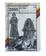 Stretch and Sew Pattern Lacy Gown Robe Vintage 1987 UNCUT Petite Small M... - $222.50 MXN