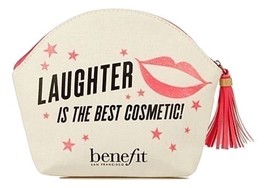 Benefit Cosmetics Laughter Is the Best Cosmetic! Makeup Bag - £12.04 GBP