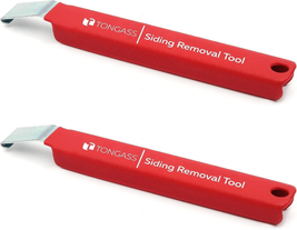 (2-Pack) Vinyl Siding Removal Tool with Extra Long Handle - 7 Inches One-Piece S - £12.05 GBP