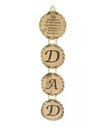 DAD Wall Hanging Wood Plaque Jerusalem Father&#39;s Day Gift Regalo Día los ... - $18.95 CAD