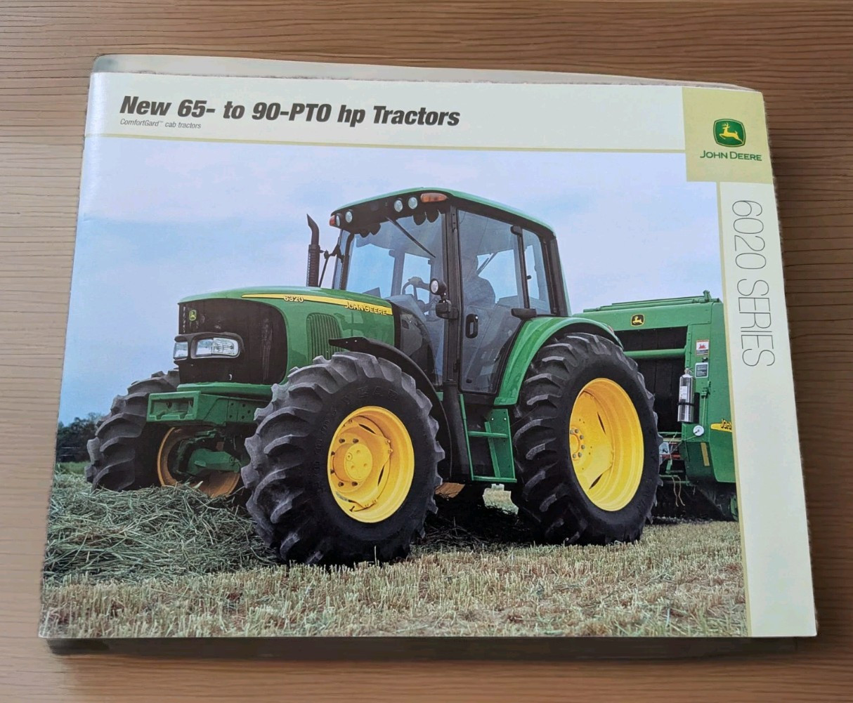 2002 John Deere 6020 Series Tractors Brochure Catalog  - $9.99
