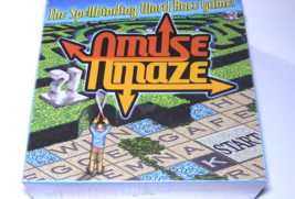 AMUSE AMAZE--Board Game--Spell your way through the maze!-New/factory se... - £20.98 GBP