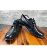 Frye Oxford Derby Men 10D Dylan Shoes Black Leather Lace Up Comfort Care... - $81.16 CAD