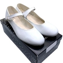 Big Girls Capezio Mary Jane Character Shoes White 2.5 Dance New Recital 3685 - £19.72 GBP